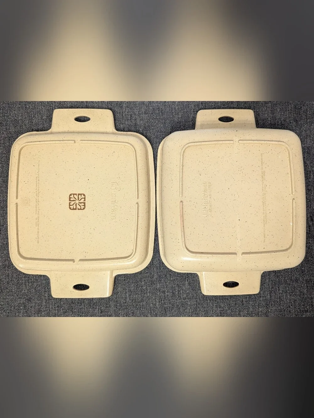 Littonware Microwave Cookware Square Casserole 39275 & 39274